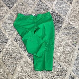crown & ivy Green Ankle Pants